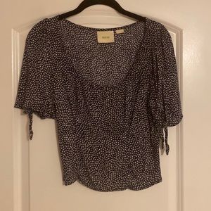 French girl style blouse